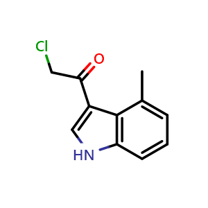 2-chloro-1-(4-methyl-1H-indol-3-yl)ethanone