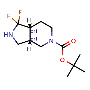 tert-butyl cis-1,1-difluoro-3,3a,4,6,7,7a-hexahydro-2H-pyrrolo[3,4-c]pyridine-5-carboxylate