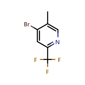 4-bromo-5-methyl-2-(trifluoromethyl)pyridine