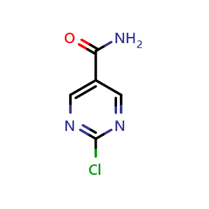 Chemical structure of 2-Chloropyrimidine-5-carboxamide , CAS 856595-94-3, AChemBlock X183147