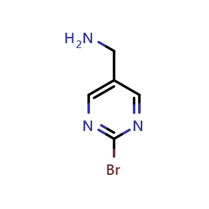 (2-bromopyrimidin-5-yl)methanamine