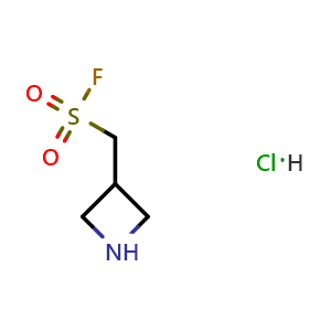 Chemical structure of azetidin-3-ylmethanesulfonyl fluoride;hydrochloride , CAS 1989671-26-2, AChemBlock X183185