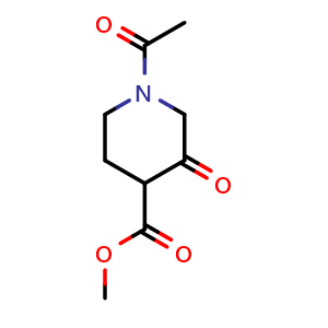 methyl 1-acetyl-3-oxo-piperidine-4-carboxylate