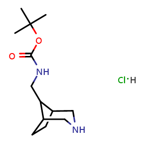 tert-butyl N-(3-azabicyclo[3.2.1]octan-8-ylmethyl)carbamate;hydrochloride