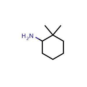 Chemical structure of 2,2-dimethylcyclohexanamine , CAS 24247-77-6, AChemBlock X183258