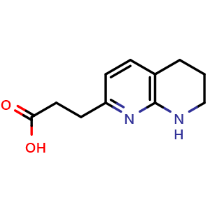 3-(5,6,7,8-tetrahydro-1,8-naphthyridin-2-yl)propanoic acid