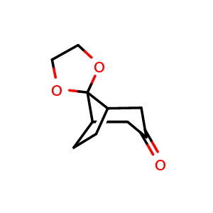 spiro[1,3-dioxolane-2,8'-bicyclo[3.2.1]octane]-3'-one