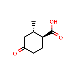 (1S,2S)-2-methyl-4-oxo-cyclohexanecarboxylic acid
