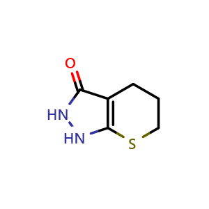 2,4,5,6-tetrahydro-1H-thiopyrano[2,3-c]pyrazol-3-one