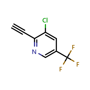 3-chloro-2-ethynyl-5-(trifluoromethyl)pyridine