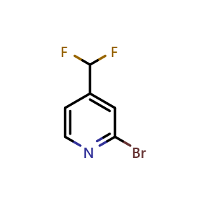 2-bromo-4-(difluoromethyl)pyridine