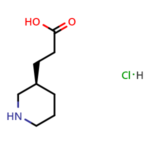 3-[(3R)-3-piperidyl]propanoic acid;hydrochloride