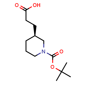 3-[(3S)-1-tert-butoxycarbonyl-3-piperidyl]propanoic acid