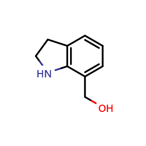 Chemical structure of indolin-7-ylmethanol , CAS 112106-89-5, AChemBlock X183611