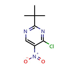 2-(tert-Butyl)-4-chloro-5-nitropyrimidine