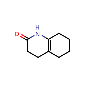 Chemical structure of 3,4,5,6,7,8-hexahydro-1H-quinolin-2-one , CAS 10333-11-6, AChemBlock X183621