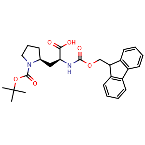 (2S)-3-[(2S)-1-tert-butoxycarbonylpyrrolidin-2-yl]-2-(9H-fluoren-9-ylmethoxycarbonylamino)propanoic acid