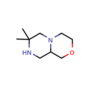 7,7-dimethyl-3,4,6,8,9,9a-hexahydro-1H-pyrazino[2,1-c][1,4]oxazine