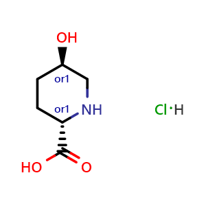 trans-5-hydroxypiperidine-2-carboxylic acid;hydrochloride