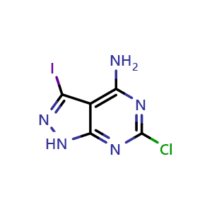 6-chloro-3-iodo-1H-pyrazolo[3,4-d]pyrimidin-4-amine