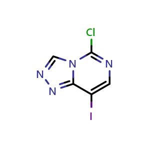 5-chloro-8-iodo-[1,2,4]triazolo[4,3-c]pyrimidine