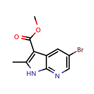 methyl 5-bromo-2-methyl-1H-pyrrolo[2,3-b]pyridine-3-carboxylate