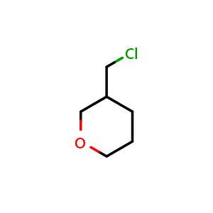 Chemical structure of 3-(chloromethyl)tetrahydropyran , CAS 948007-45-2, AChemBlock X183742