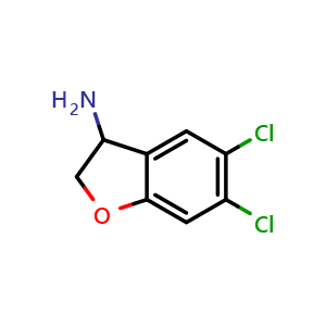 5,6-dichloro-2,3-dihydrobenzofuran-3-amine