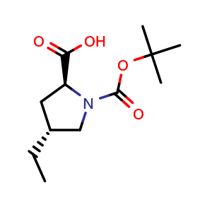 (2S,4R)-1-tert-butoxycarbonyl-4-ethyl-pyrrolidine-2-carboxylic acid