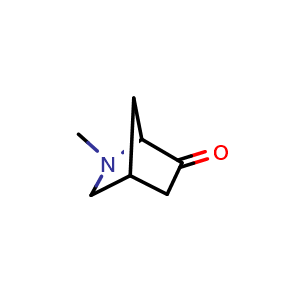 Chemical structure of 2-methyl-2-azabicyclo[2.2.1]heptan-6-one , CAS 50494-49-0, AChemBlock X183857