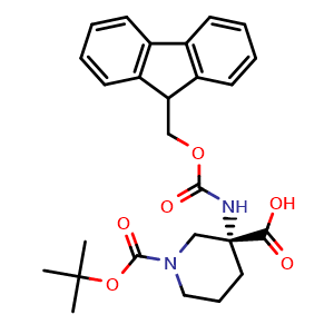 (3R)-1-tert-butoxycarbonyl-3-(9H-fluoren-9-ylmethoxycarbonylamino)piperidine-3-carboxylic acid