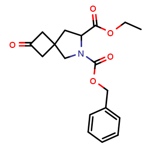 O6-benzyl O7-ethyl 2-oxo-6-azaspiro[3.4]octane-6,7-dicarboxylate