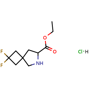 ethyl 2,2-difluoro-6-azaspiro[3.4]octane-7-carboxylate;hydrochloride