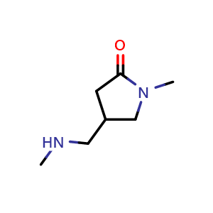 1-methyl-4-(methylaminomethyl)pyrrolidin-2-one