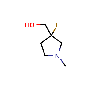 (3-fluoro-1-methyl-pyrrolidin-3-yl)methanol