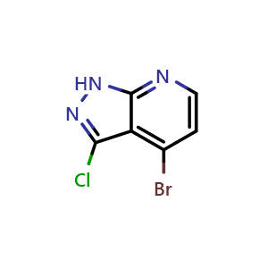 4-bromo-3-chloro-1H-pyrazolo[3,4-b]pyridine