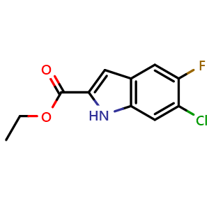 ethyl 6-chloro-5-fluoro-1H-indole-2-carboxylate