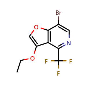 7-bromo-3-ethoxy-4-(trifluoromethyl)furo[3,2-c]pyridine