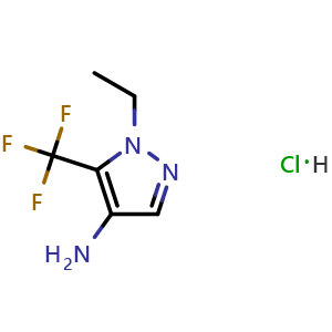1-ethyl-5-(trifluoromethyl)pyrazol-4-amine;hydrochloride