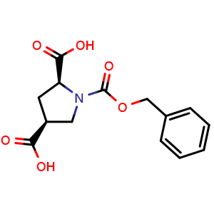 (2S,4S)-1-benzyloxycarbonylpyrrolidine-2,4-dicarboxylic acid