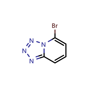 Chemical structure of 5-bromotetrazolo[1,5-a]pyridine , CAS 242815-90-3, AChemBlock X184227
