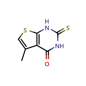 5-methyl-2-thioxo-1H-thieno[2,3-d]pyrimidin-4-one
