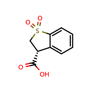 (3R)-1,1-dioxo-2,3-dihydrobenzothiophene-3-carboxylic acid