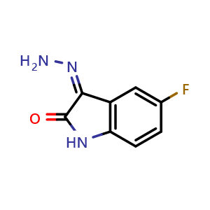 (3Z)-5-fluoro-3-hydrazinylidene-indolin-2-one