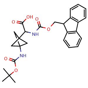 2-[3-(tert-butoxycarbonylamino)-1-bicyclo[1.1.1]pentanyl]-2-(9H-fluoren-9-ylmethoxycarbonylamino)acetic acid
