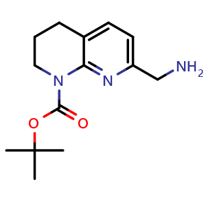 tert-butyl 7-(aminomethyl)-3,4-dihydro-2H-1,8-naphthyridine-1-carboxylate