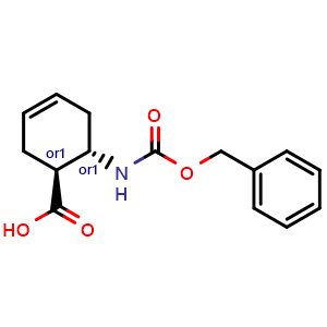 trans-6-(benzyloxycarbonylamino)cyclohex-3-ene-1-carboxylic acid