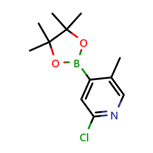 2-chloro-5-methyl-4-(4,4,5,5-tetramethyl-1,3,2-dioxaborolan-2-yl)pyridine