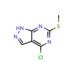 4-chloro-6-methylsulfanyl-1H-pyrazolo[3,4-d]pyrimidine