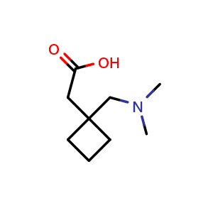 2-[1-[(dimethylamino)methyl]cyclobutyl]acetic acid